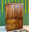 Sri Annpurna South Indian Style Solid Sheesham Wood Pooja Mandir | DDASSWTSOLID-41 - D'DASS Store