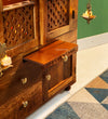 Rajlaxmi South Indian Style Solid Sheesham Wood Pooja Mandir | DDASSWTSOLID43 - D'DASS Store