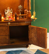 Shri Swaminarayan Solid Sheesham Wood Pooja Mandir | DDASSWTSOLID44 - D'DASS Store