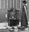 Shri Swaminarayan Solid Sheesham Wood Pooja Mandir | DDASSWTSOLID44 - D'DASS Store