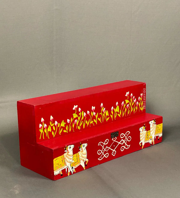 Shri Laddu Gopal Kollam GOLU Stand Kolu Padi & Steps Altar - D'DASS Store