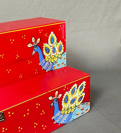 Shri Kartikeya Kollam GOLU Stand Kolu Padi & Steps Altar - D'DASS Store