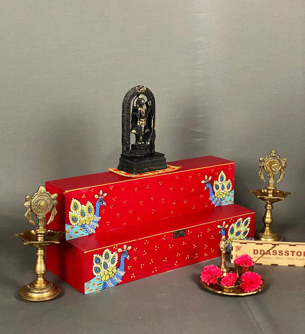 Shri Kartikeya Kollam GOLU Stand Kolu Padi & Steps Altar - D'DASS Store