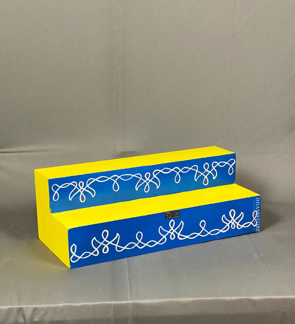Handpainted Kollam GOLU Stand Kolu Padi & Steps Altar - D'DASS Store