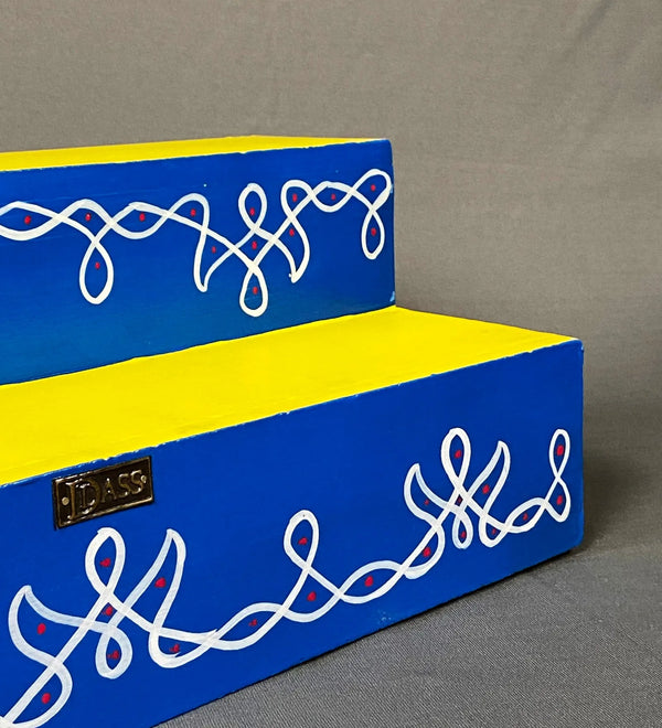 Handpainted Kollam GOLU Stand Kolu Padi & Steps Altar - D'DASS Store