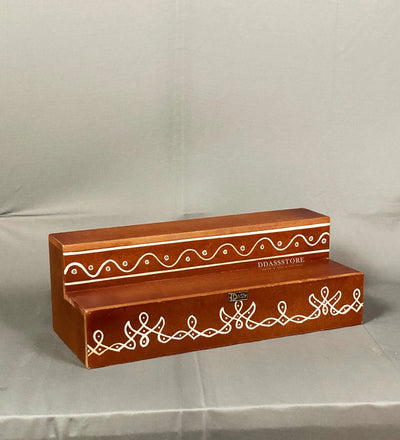 Wooden Kollam Painted GOLU Stand Kolu Padi & Steps Altar - D'DASS Store