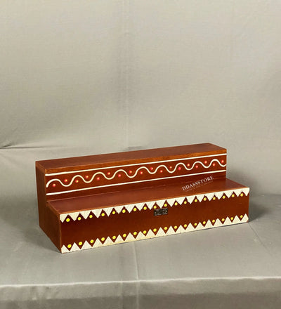 Wooden Kollam Painted GOLU Stand Kolu Padi & Steps Altar - D'DASS Store
