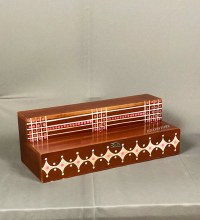 Sri Annpurna Kollam Painted GOLU Stand Kolu Padi & Steps Altar - D'DASS Store