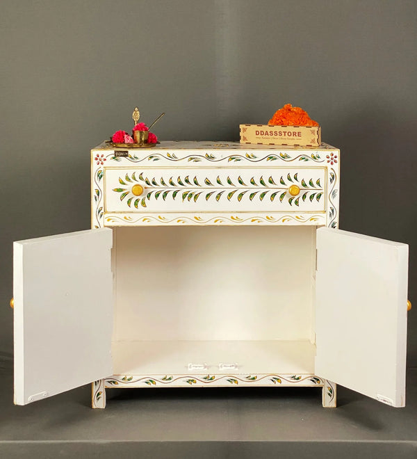 Wooden Puja Temple Cabinet for Home | WT2425Cabinet_WG - D'DASS Store