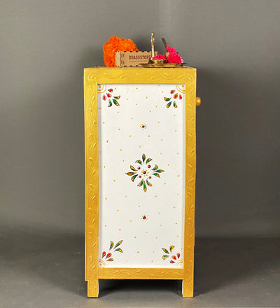 Wooden Puja Temple Cabinet for Home | WT2425Cabinet_WG - D'DASS Store