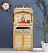 Wooden Pooja Temple & Puja Mandap with Cabinet for Home | WT2412Cabinet_WG