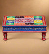 Handpainted Multicolored Pooja Chowki & Bajot - D'DASS Store