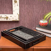 D'DASS Handcrafted MDF Wooden & Metalic serving tray for Diwali