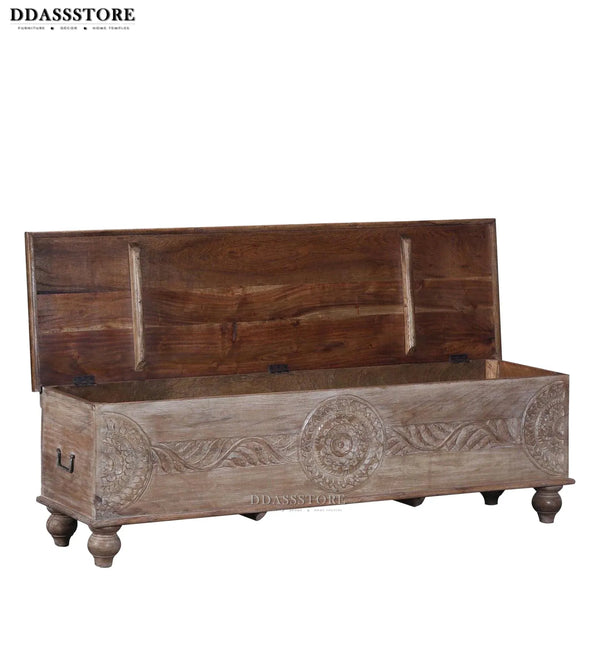 Wooden Trunk & Storage Box