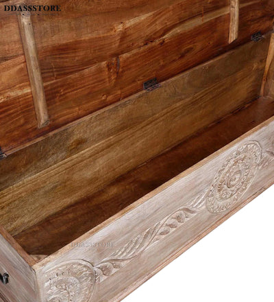 Wooden Trunk & Storage Box