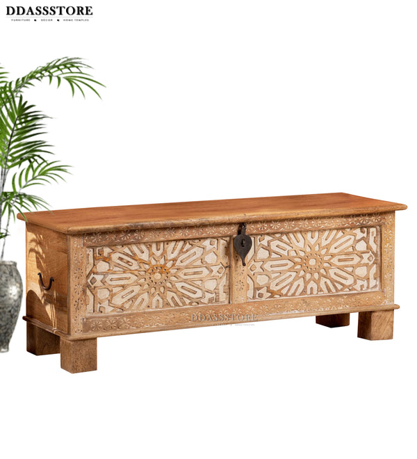 Wooden Trunk & Storage Box