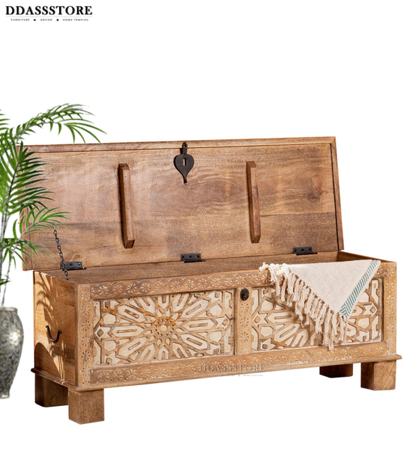 Wooden Trunk & Storage Box