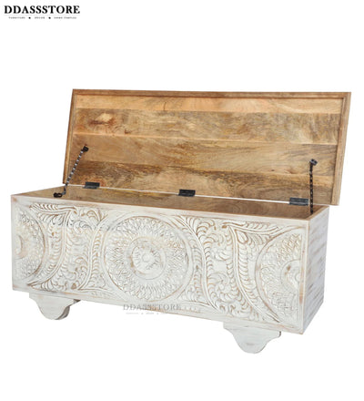 Wooden Trunk & Storage Box