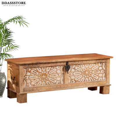 Wooden Trunk & Storage Box