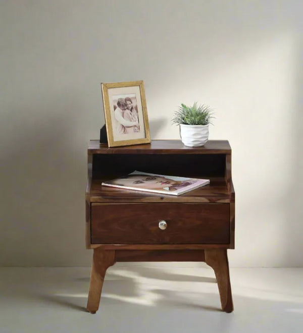 Eclipse Wood Bedside Table