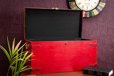 Wooden Trunk & Storage Box