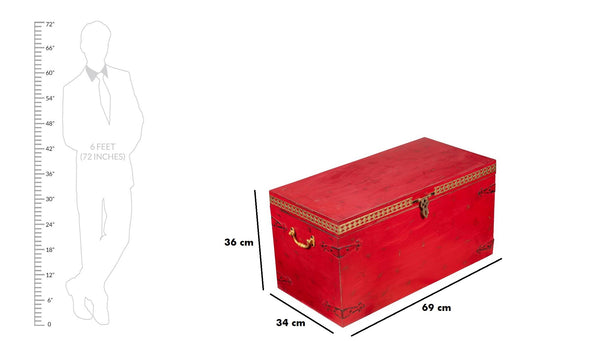 Wooden Trunk & Storage Box