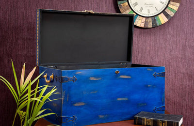 Wooden Trunk & Storage Box