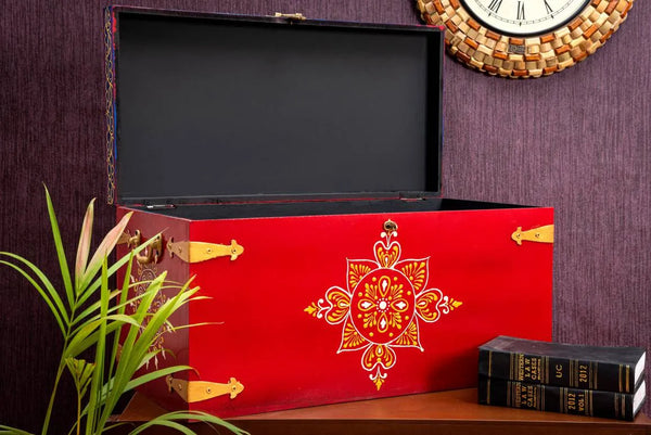 Wooden Trunk & Storage Box