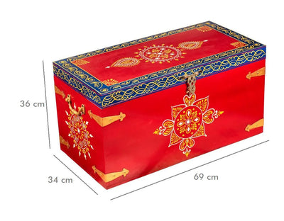 Wooden Trunk & Storage Box