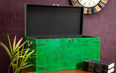 Wooden Trunk & Storage Box