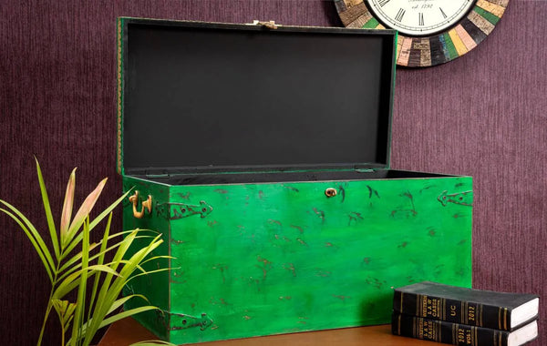 Wooden Trunk & Storage Box