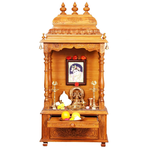 Sheesham Wood Pooja Mandap