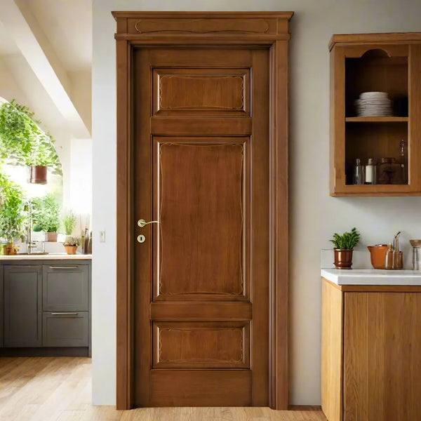 HandCrafted Solid Wood Door For Home & Offices | DDASSDR124 - D'DASS Store