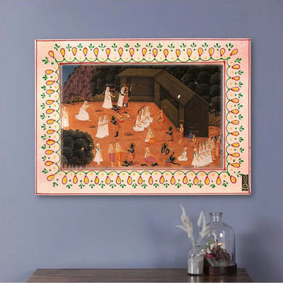Hand Painted Wall hanging Wooden Photo frame for wall