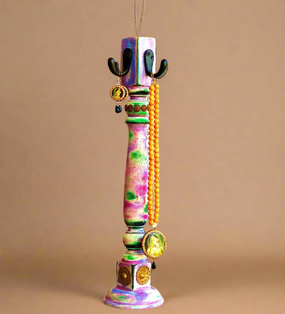 Handmade Wooden Bangle Holder Jewellery Stand for Women