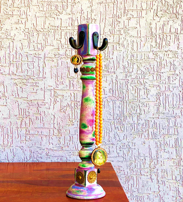Handmade Wooden Bangle Holder Jewellery Stand for Women