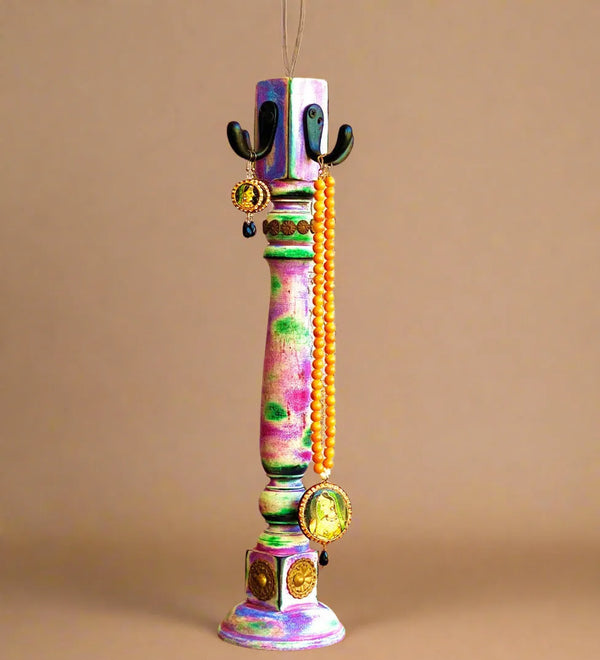 Handmade Wooden Bangle Holder Jewellery Stand for Women