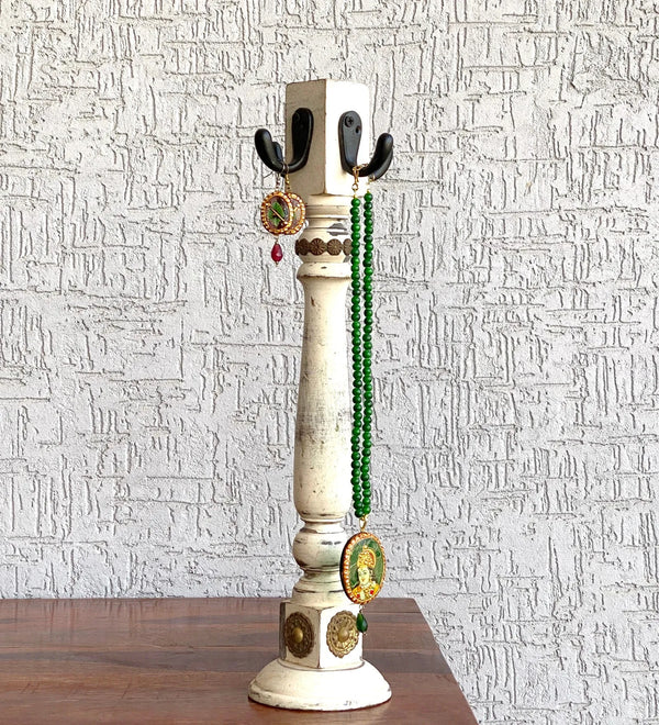 Handmade Wooden Bangle Holder Jewellery Stand for Women