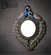 Handpainted Peacocks MDF wood Decorative Wall Mirror