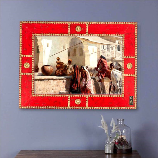 Handpainted Wooden Photo Frame for wall | Aapno Rajasthan