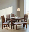 Heritage Wood 6 Seater Dining Set 