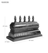 Sri Srinivasa Hand Carved Solid Sheesham Wood Gopuram for Pooja Mandapam | DDASSGPRM14