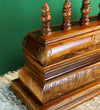 Sri Srinivasa Hand Carved Solid Sheesham Wood Gopuram for Pooja Mandapam | DDASSGPRM14