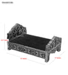 Home Temple Cum Lord Bed for Krishna Janmotsav | Wooden Lord Bed for God Idols - D'DASS Store