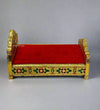 Home Temple Cum Lord Bed for Krishna Janmotsav | Wooden Lord Bed for God Idols - D'DASS Store