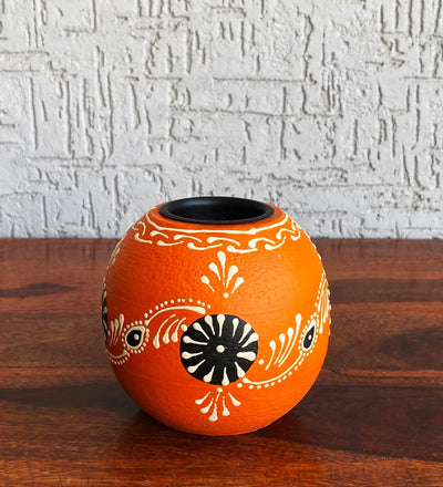 Multicolored Wooden Tea Light Holder (Set Of 3) - D'DASS Store