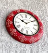 12" Decorative Ethnic Antique Handpainted Wall Clock for Home | House Warming Gift - D'DASS Store