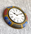 12" Decorative Ethnic Antique Handpainted Wall Clock for Home | House Warming Gift - D'DASS Store
