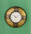 12" Decorative Ethnic Antique Brass Wall Clock for Home | Anniversary Gift