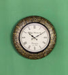 12" Decorative Ethnic Antique Brass Wall Clock for Home | Anniversary Gift